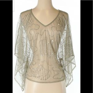Sparkly sheer shawl